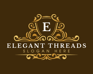 Expensive Luxury Ornament logo design