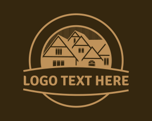 Brown - Home Architecture Emblem logo design