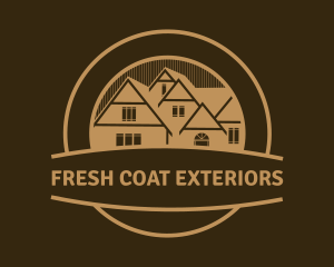 Exterior - Home Architecture Emblem logo design