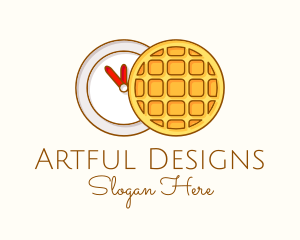 Illustration - Waffle Time Illustration logo design