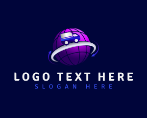 International - Globe Truck Logistics logo design