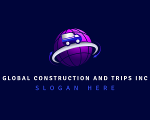 Globe Truck Logistics logo design