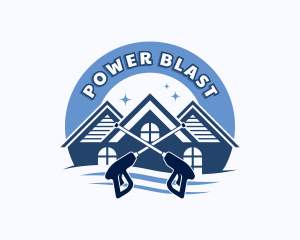 Power Washer Disinfection logo design