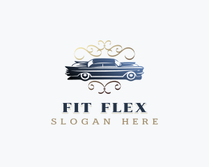 Car Dealer - Vintage Car Automobile logo design