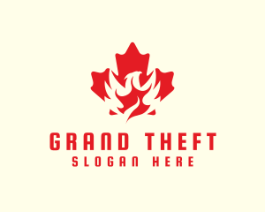 Canada - Phoenix Maple Leaf logo design