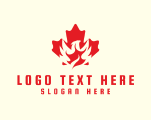 Canada - Phoenix Maple Leaf logo design