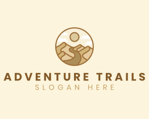 Desert Mountain Trek logo design