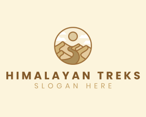 Desert Mountain Trek logo design