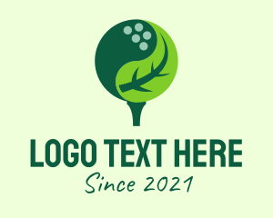 Golf - Natural Golf Ball logo design