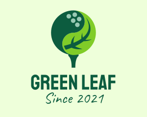 Natural Golf Ball logo design