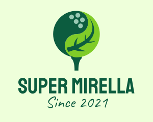Herbal - Natural Golf Ball logo design
