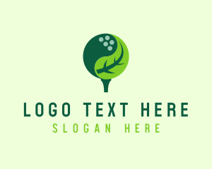 Golf Ball - Natural Golf Ball logo design