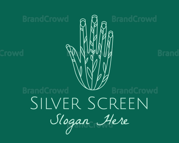 Gardener Plant Hand Logo