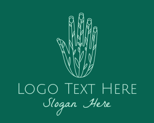 Arborist - Gardener Plant Hand logo design