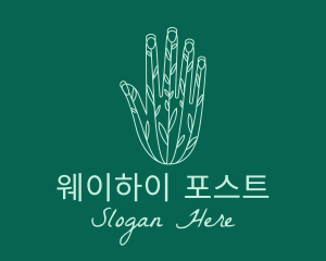 Gardener Plant Hand  logo design