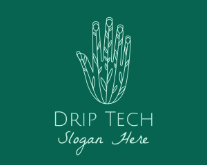 Gardener Plant Hand  logo design