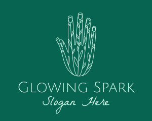 Gardener Plant Hand  logo design