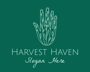 Crop - Gardener Plant Hand logo design