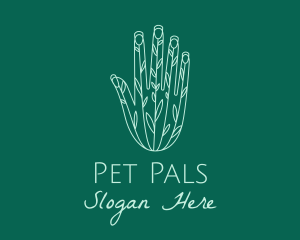 Gardener Plant Hand  logo design