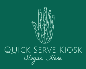 Gardener Plant Hand  logo design