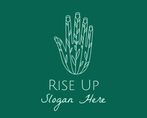 Gardener Plant Hand  logo design