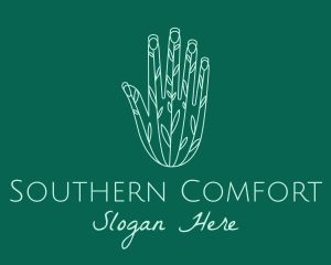 Gardener Plant Hand  logo design