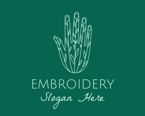 Gardener Plant Hand  logo design