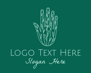 Crop - Gardener Plant Hand logo design