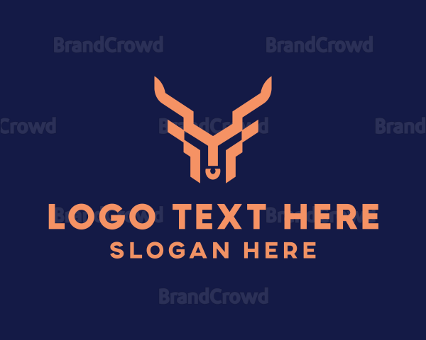 Mythical Goat Creature Logo