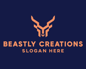 Creature - Mythical Goat Creature logo design