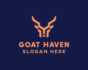 Mythical Goat Creature logo design