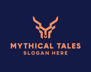 Mythical Goat Creature logo design