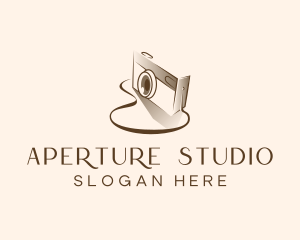 Aperture - Camera Photography Media logo design