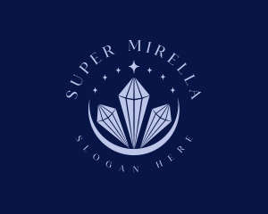 Jewelry Crystal Moon Logo