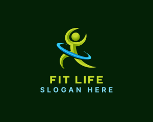 Fitness Workout Exercise logo design