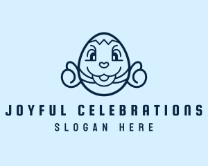 Festivity - Cute Easter Egg logo design