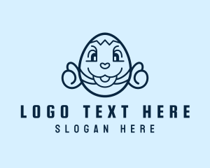 Mascot - Cute Easter Egg logo design