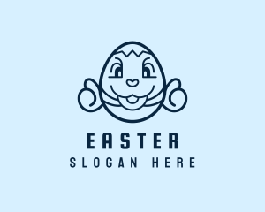 Cute Easter Egg logo design