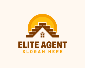 Agent - Sunrise House Roof Realty logo design