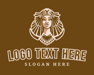 Queen - Gaming Princess Avatar logo design