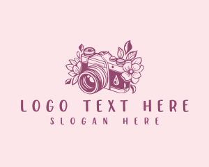 Photographer - Studio Floral Camera logo design