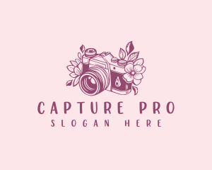 Dslr - Studio Floral Camera logo design