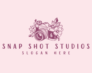 Camera - Studio Floral Camera logo design