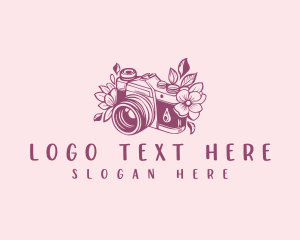 Blogging - Studio Floral Camera logo design