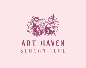 Studio Floral Camera logo design