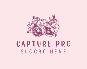 Dslr - Studio Floral Camera logo design