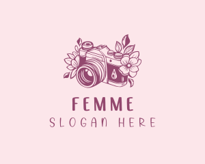 Studio Floral Camera logo design