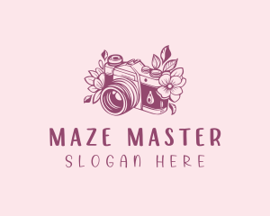 Studio Floral Camera logo design