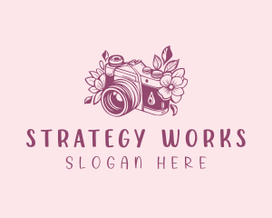 Studio Floral Camera logo design