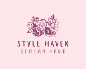 Studio Floral Camera logo design